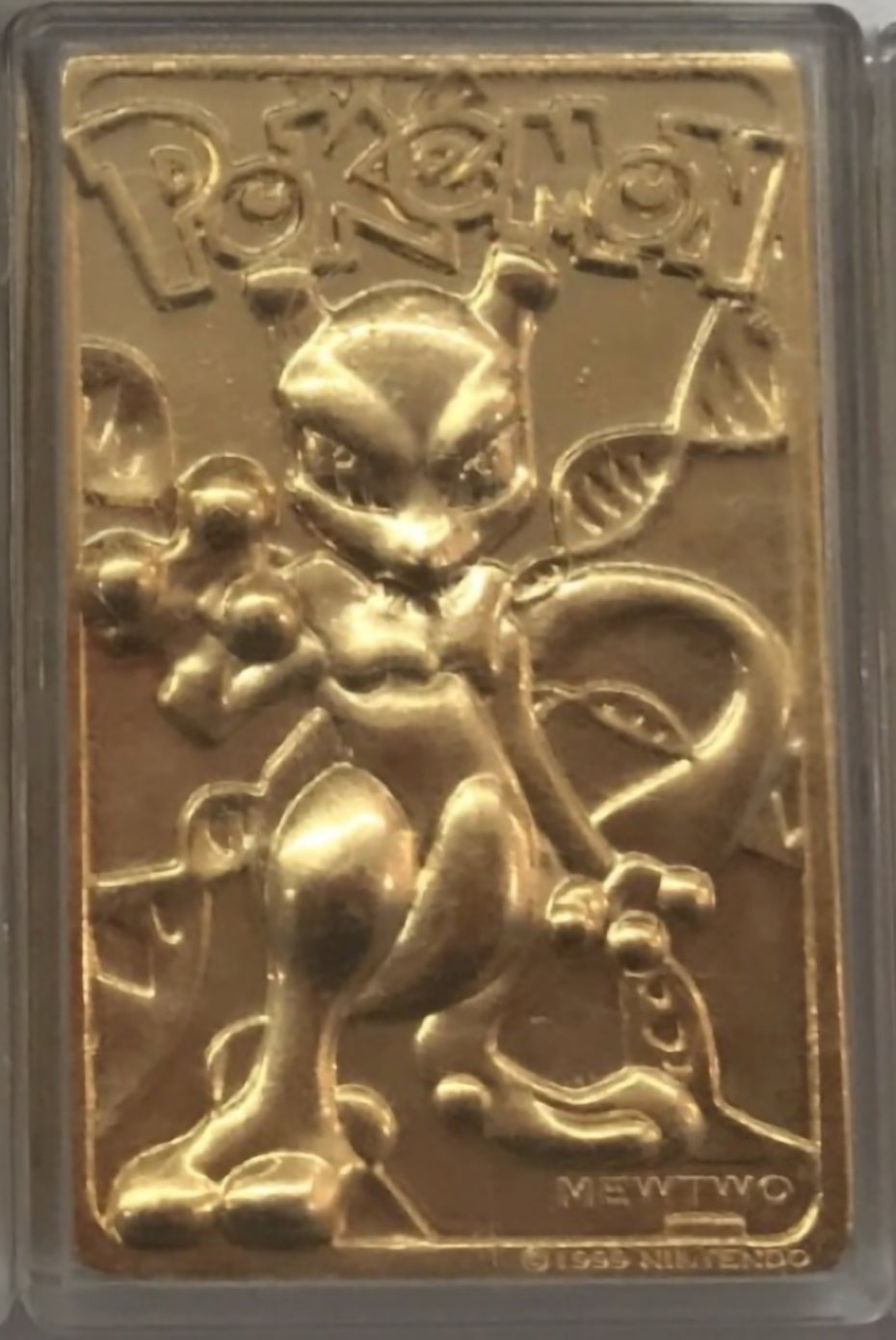 Mewtwo Gold Metal Pokemon Burger King | Game Haven TX