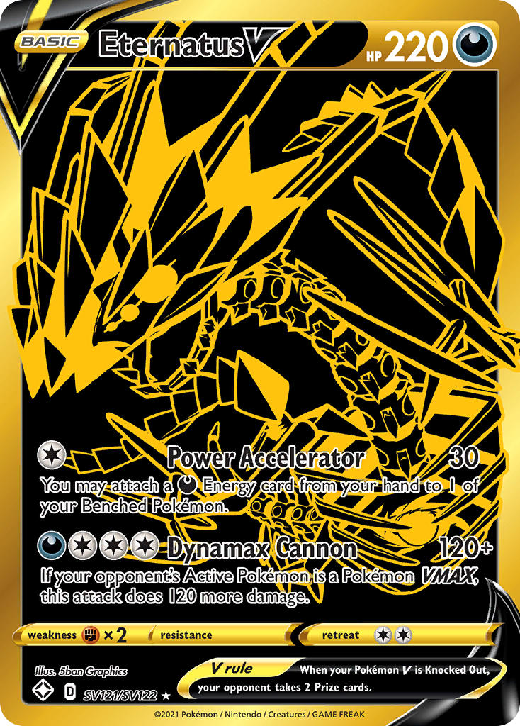 Eternatus V (SV121/SV122) [Sword & Shield: Shining Fates] | Game Haven TX
