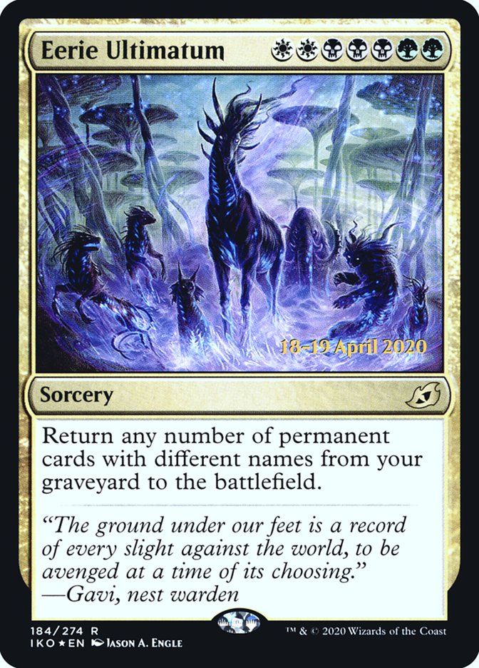 Eerie Ultimatum [Ikoria: Lair of Behemoths Promos] | Game Haven TX