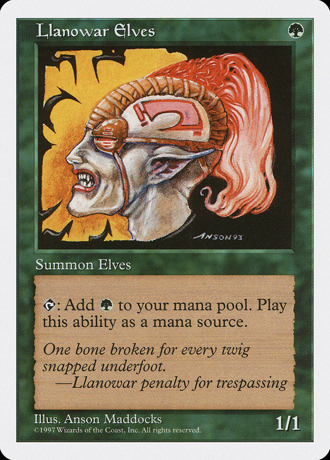 Llanowar Elves [Fifth Edition] | Game Haven TX
