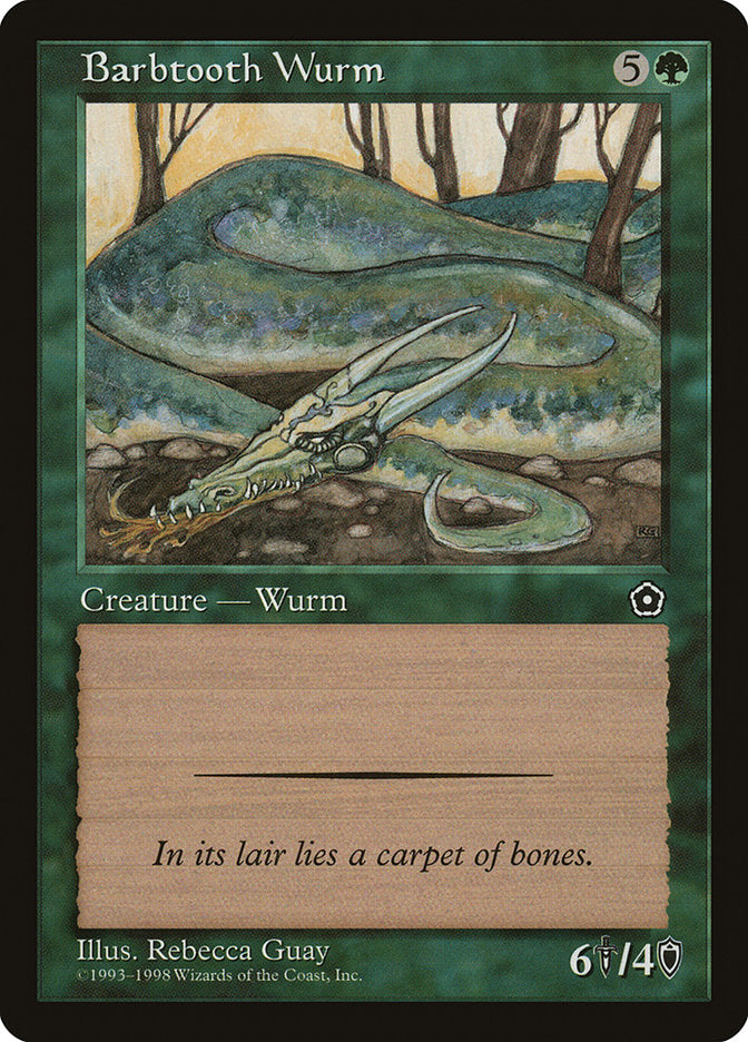 Barbtooth Wurm [Portal Second Age] | Game Haven TX