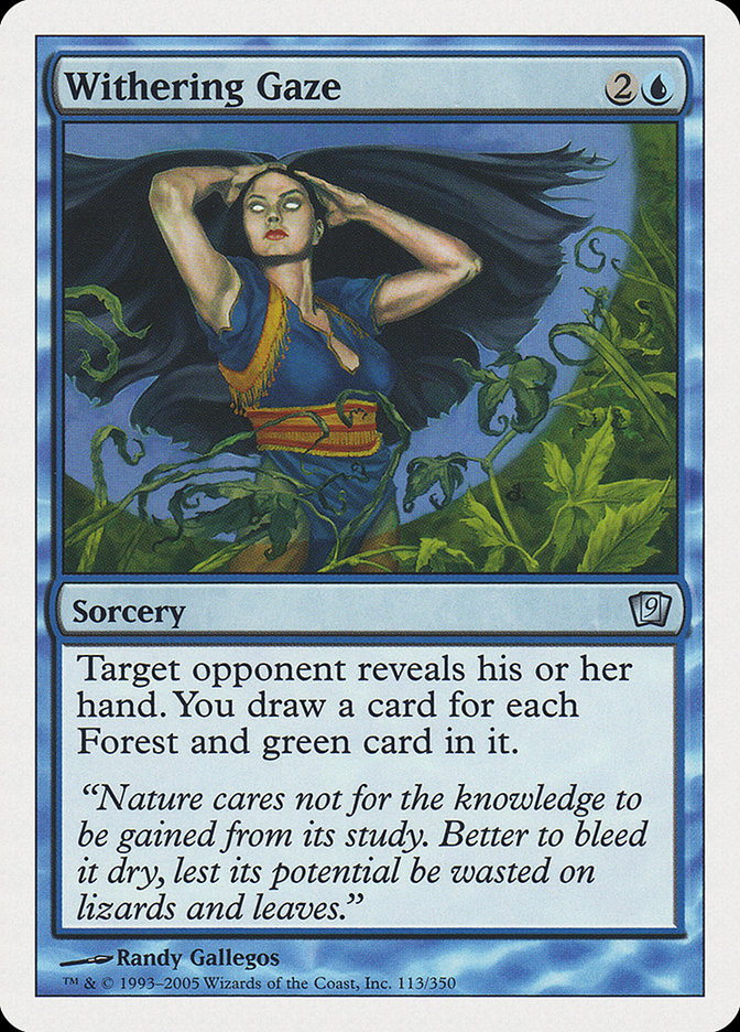 Withering Gaze [Ninth Edition] | Game Haven TX
