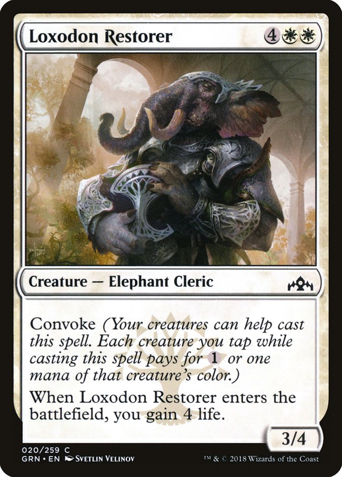 Loxodon Restorer [Guilds of Ravnica] | Game Haven TX