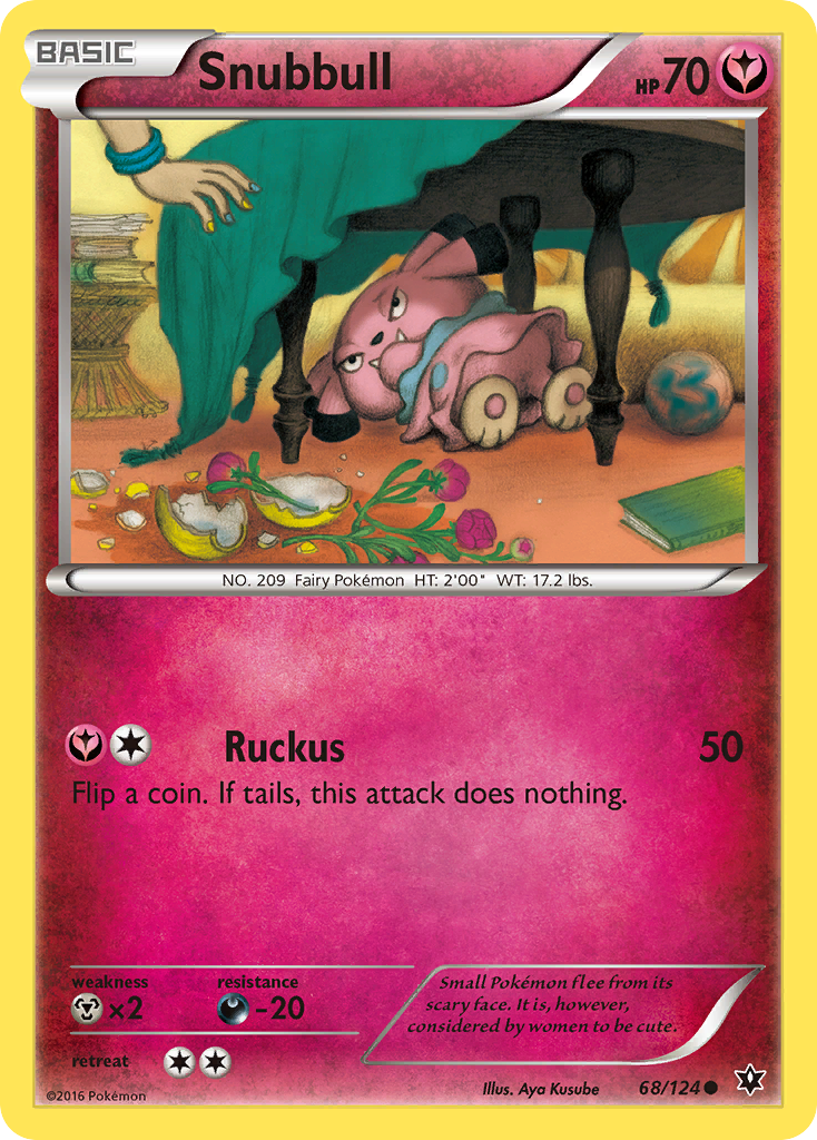 Snubbull (68/124) [XY: Fates Collide] | Game Haven TX