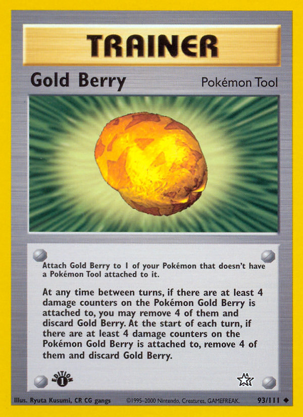 Gold Berry (93/111) [Neo Genesis 1st Edition] | Game Haven TX