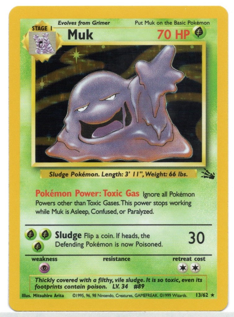 Muk (13/62) [Fossil Unlimited] | Game Haven TX