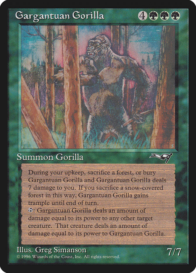 Gargantuan Gorilla [Alliances] | Game Haven TX