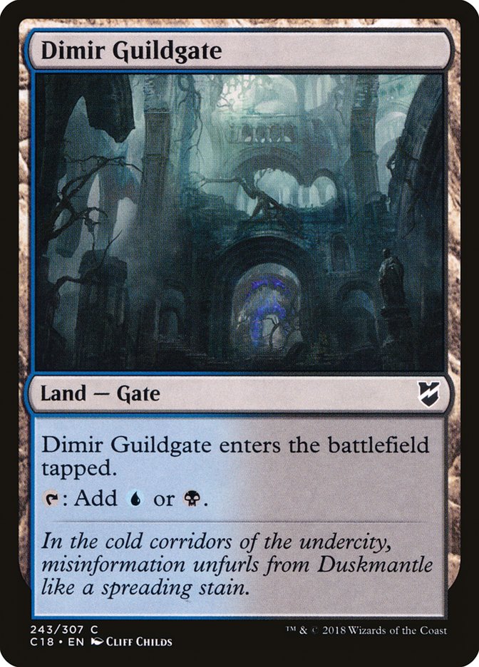 Dimir Guildgate [Commander 2018] | Game Haven TX