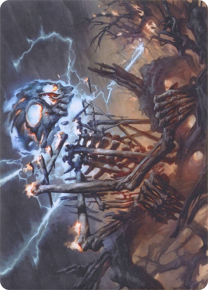 Lightning Skelemental (Art Series) [Art Series: Modern Horizons] | Game Haven TX