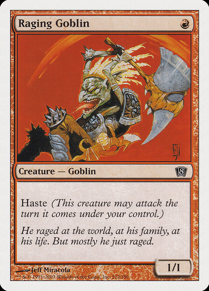 Raging Goblin [Eighth Edition] | Game Haven TX