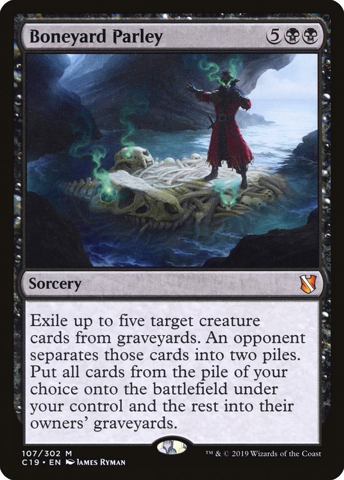 Boneyard Parley [Commander 2019] | Game Haven TX