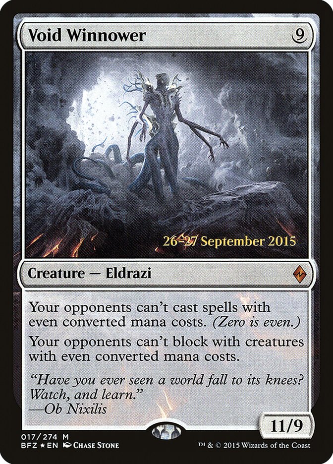 Void Winnower [Battle for Zendikar Promos] | Game Haven TX