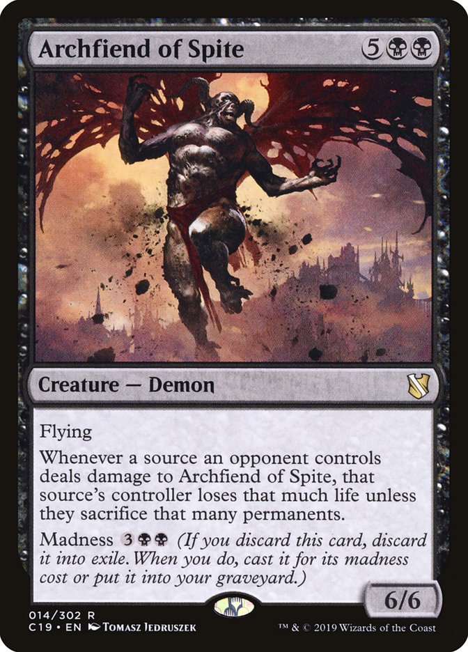Archfiend of Spite [Commander 2019] | Game Haven TX