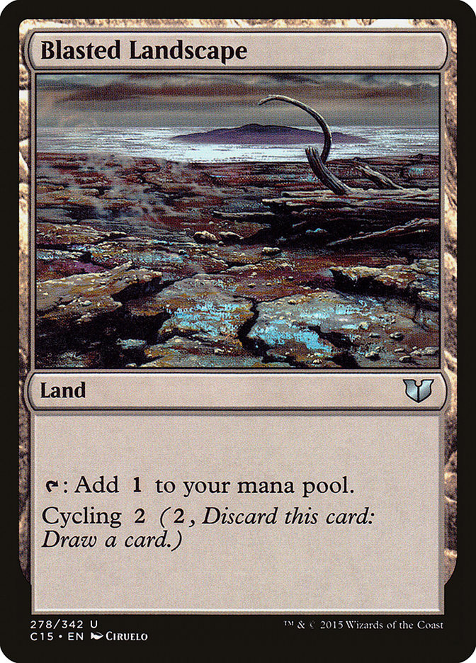 Blasted Landscape [Commander 2015] | Game Haven TX