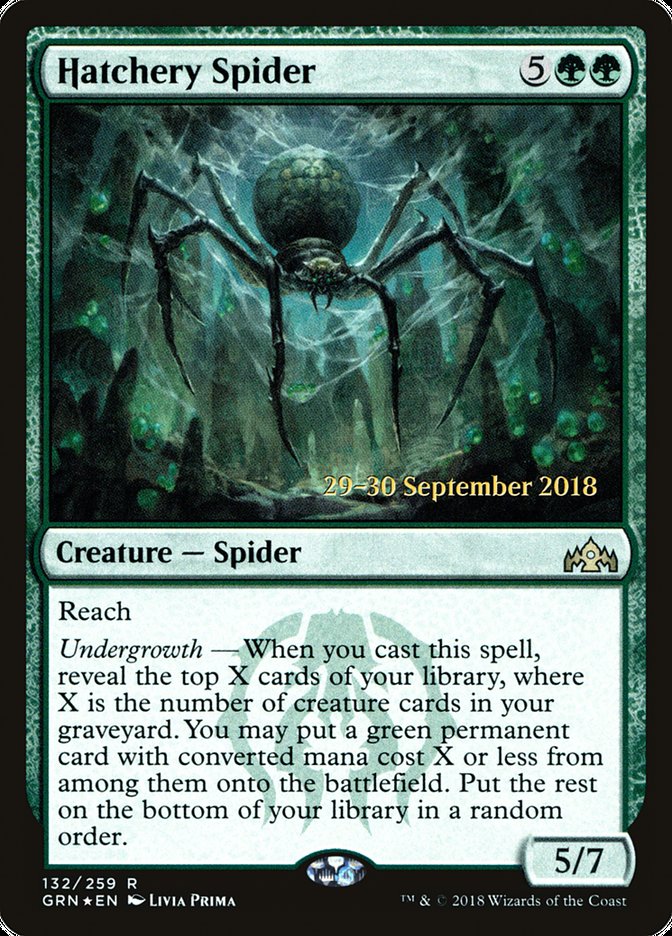 Hatchery Spider [Guilds of Ravnica Promos] | Game Haven TX