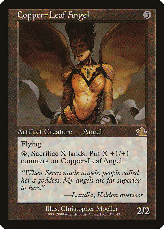 Copper-Leaf Angel [Prophecy] | Game Haven TX