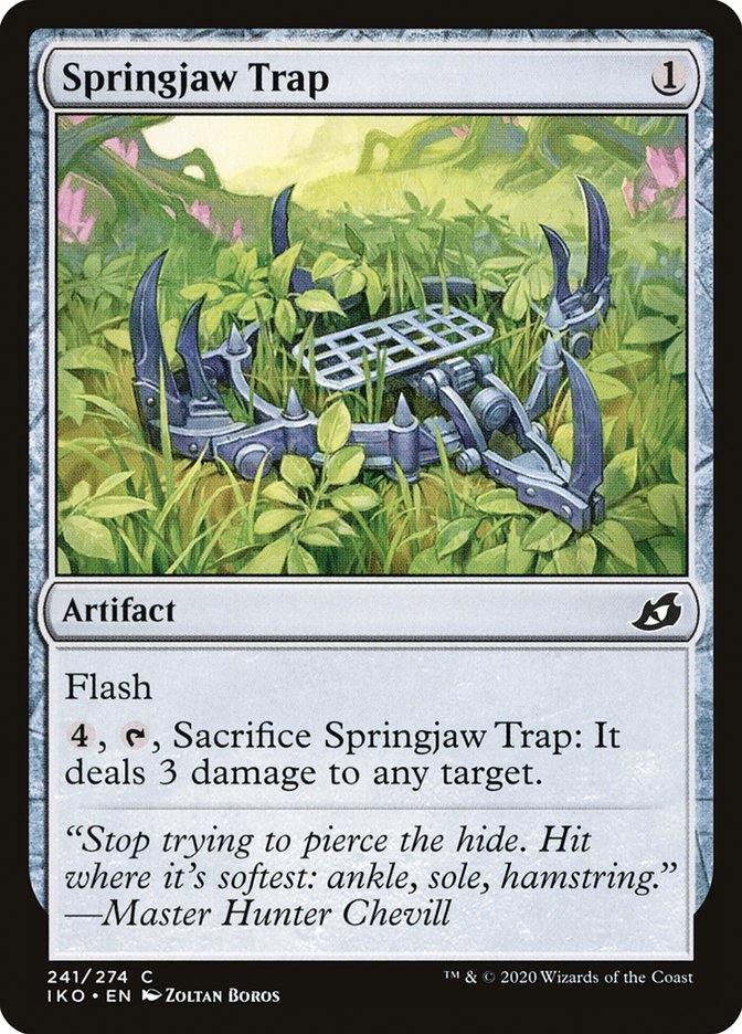 Springjaw Trap [Ikoria: Lair of Behemoths] | Game Haven TX