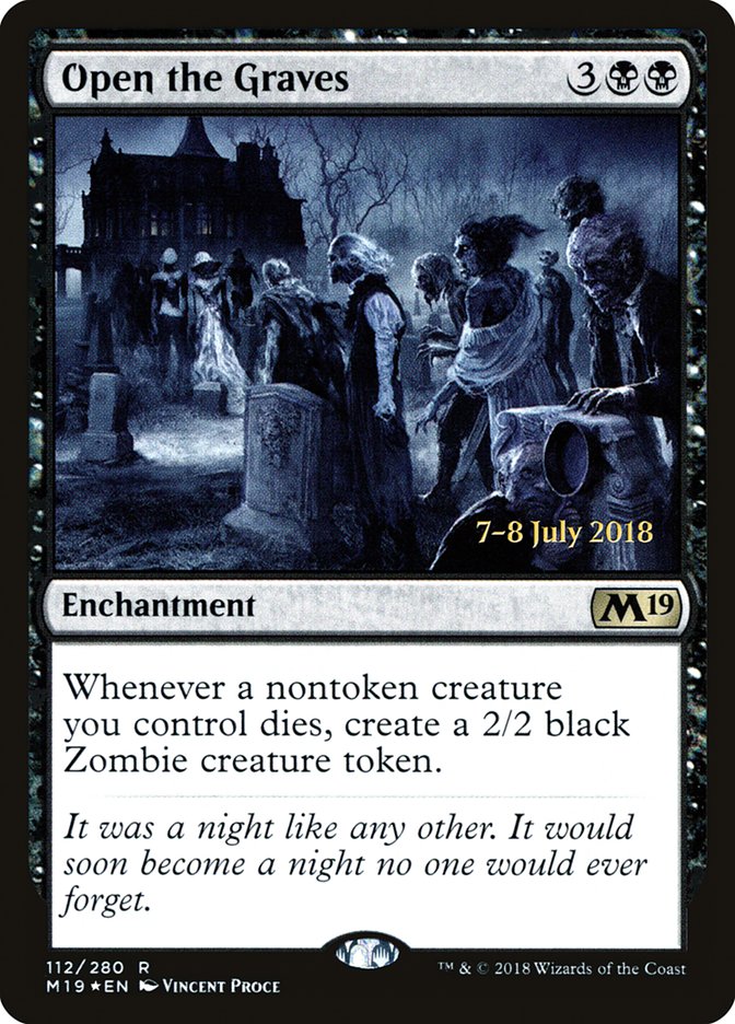 Open the Graves [Core Set 2019 Promos] | Game Haven TX