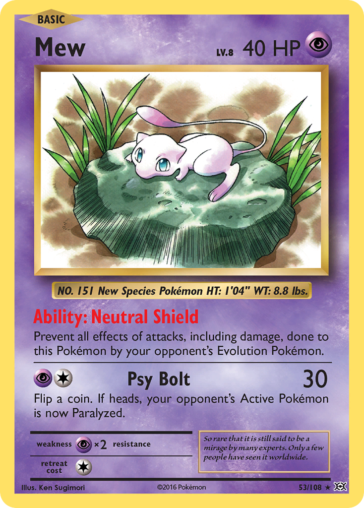 Mew (53/108) [XY: Evolutions] | Game Haven TX