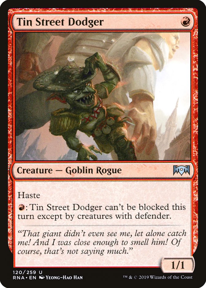 Tin Street Dodger [Ravnica Allegiance] | Game Haven TX