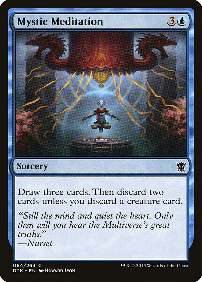 Mystic Meditation [Dragons of Tarkir] | Game Haven TX