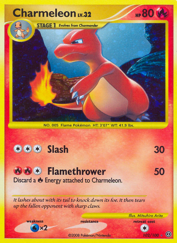 Charmeleon (102/100) [Diamond & Pearl: Stormfront] | Game Haven TX