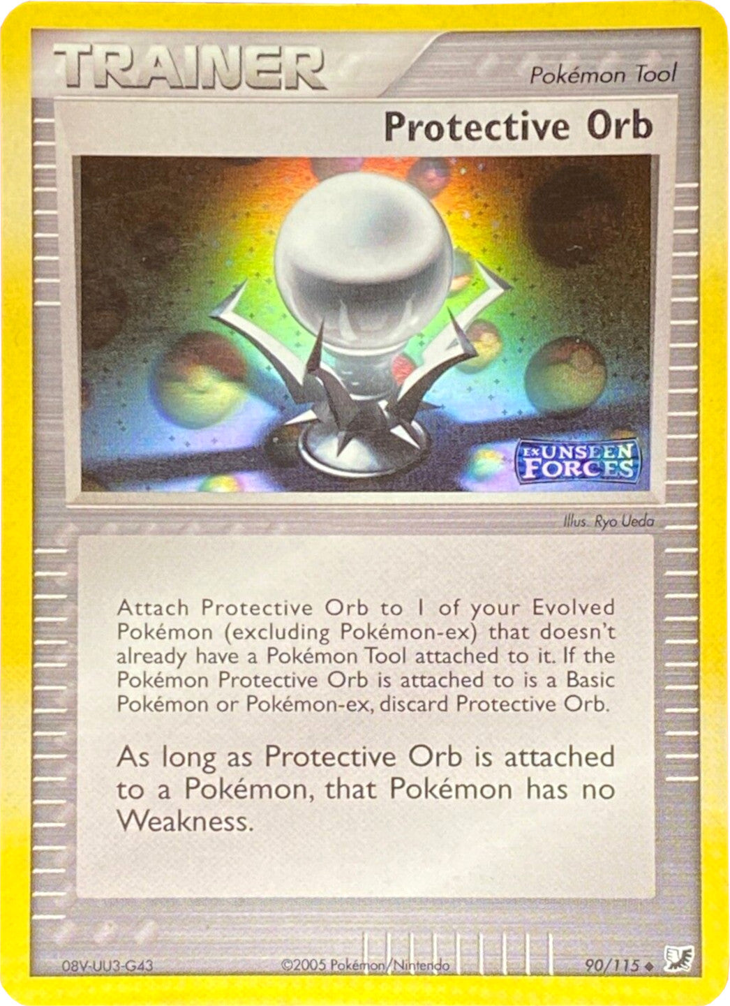 Protective Orb (90/115) (Stamped) [EX: Unseen Forces] | Game Haven TX