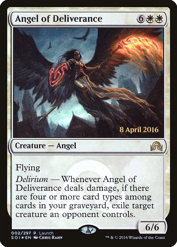 Angel of Deliverance [Shadows over Innistrad Promos] | Game Haven TX
