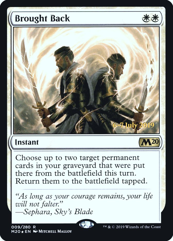 Brought Back [Core Set 2020 Promos] | Game Haven TX