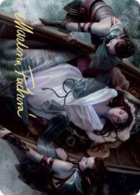 Return Upon the Tide Art Card (Gold-Stamped Signature) [Kaldheim: Art Series] | Game Haven TX