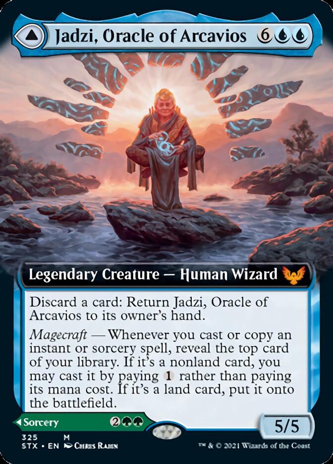Jadzi, Oracle of Arcavios // Journey to the Oracle (Extended) [Strixhaven: School of Mages] | Game Haven TX