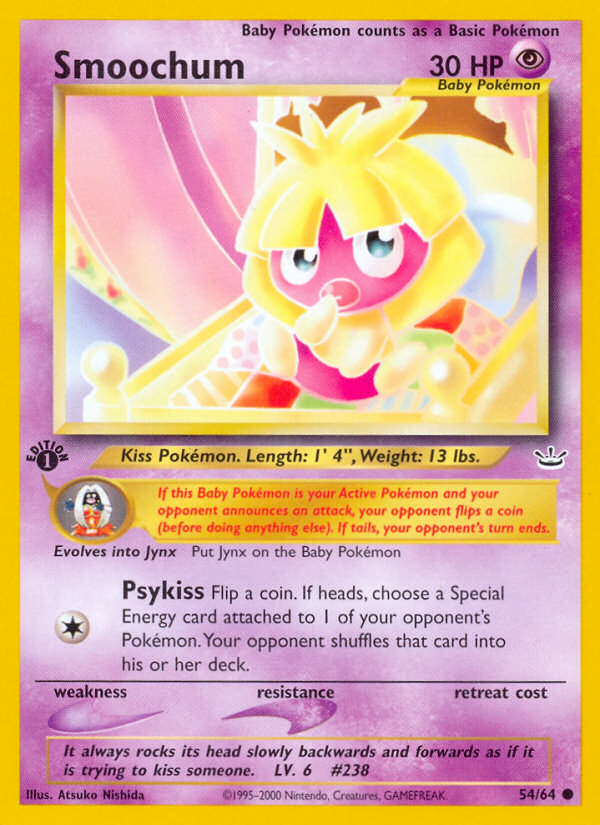 Smoochum (54/64) [Neo Revelation 1st Edition] | Game Haven TX
