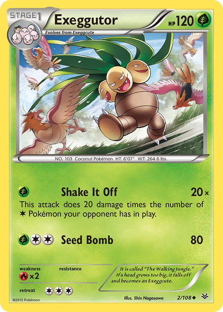 Exeggutor (2/108) [XY: Roaring Skies] | Game Haven TX