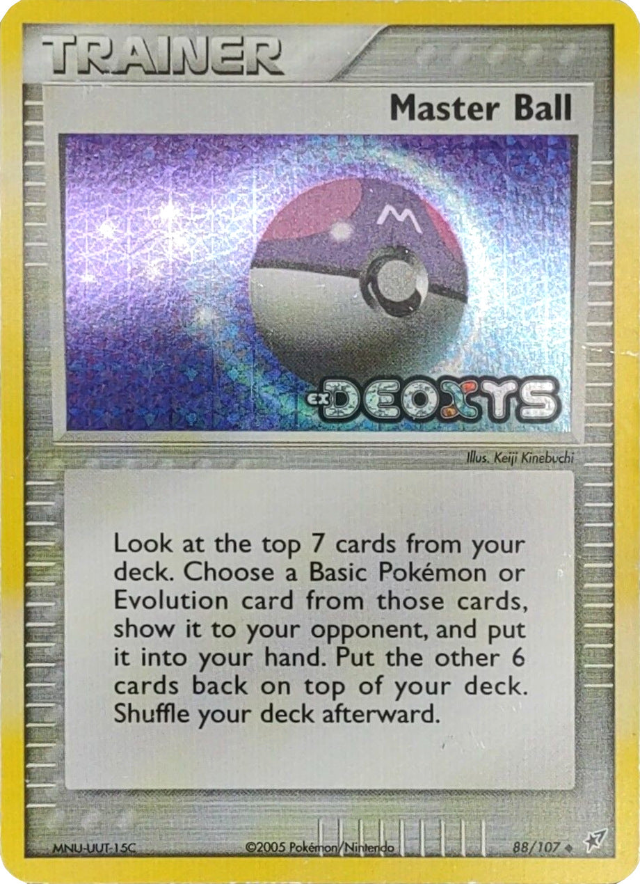 Master Ball (88/107) (Stamped) [EX: Deoxys] | Game Haven TX