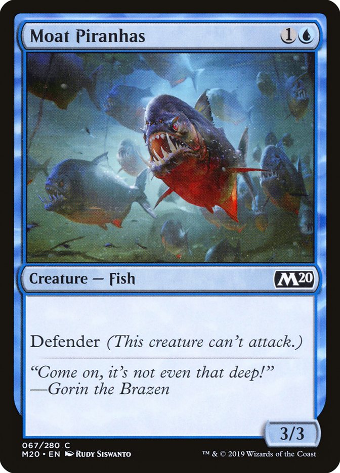 Moat Piranhas [Core Set 2020] | Game Haven TX