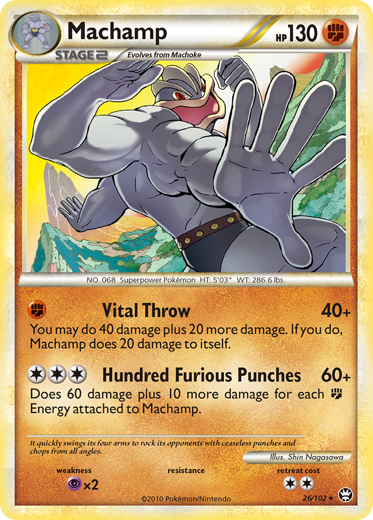 Machamp (26/102) [HeartGold & SoulSilver: Triumphant] | Game Haven TX