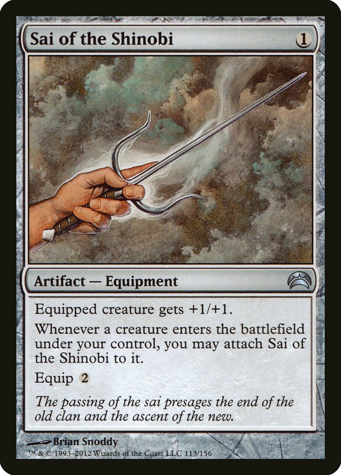 Sai of the Shinobi [Planechase 2012] | Game Haven TX