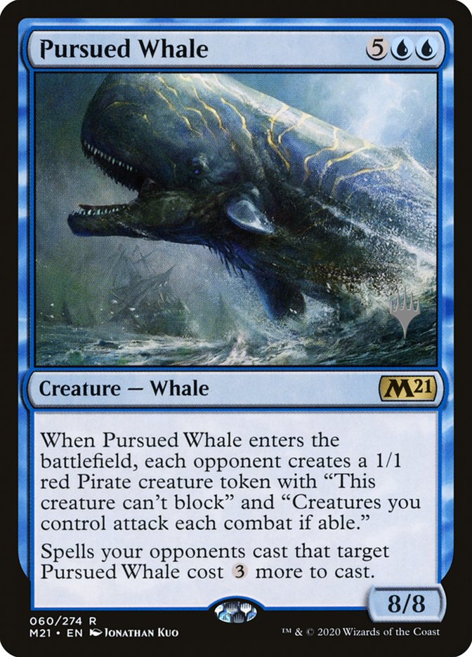Pursued Whale (Promo Pack) [Core Set 2021 Promos] | Game Haven TX