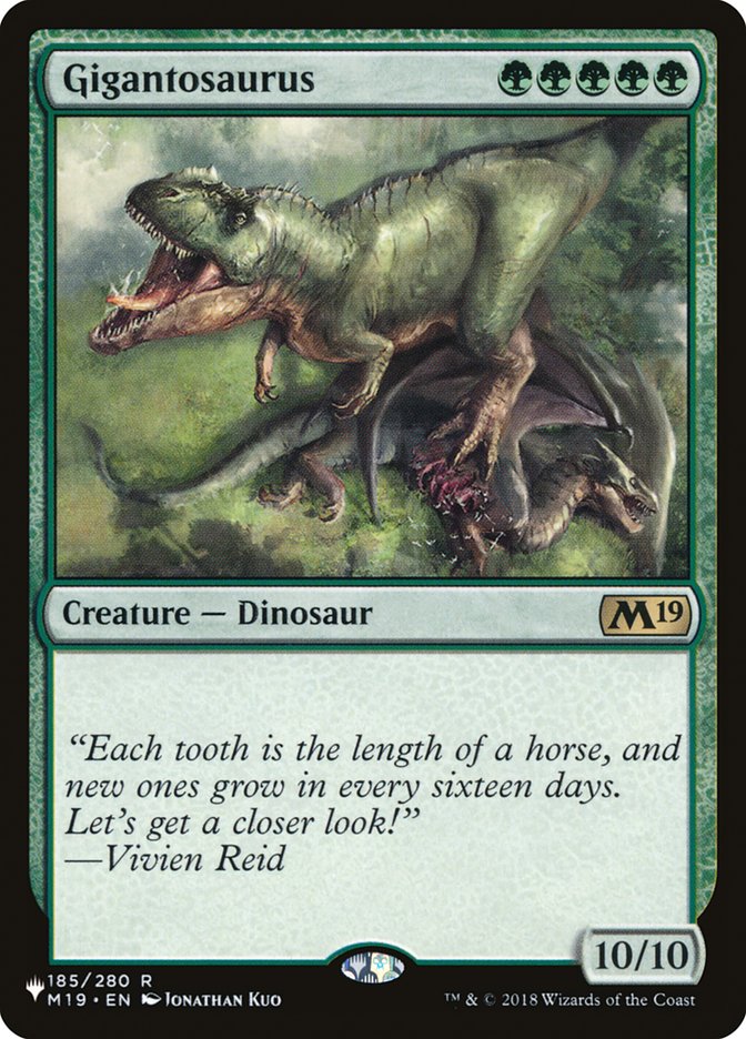 Gigantosaurus [The List] | Game Haven TX