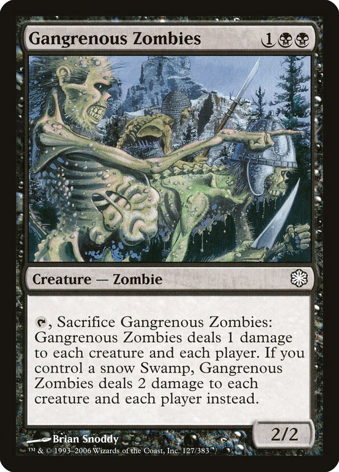 Gangrenous Zombies [Coldsnap Theme Decks] | Game Haven TX