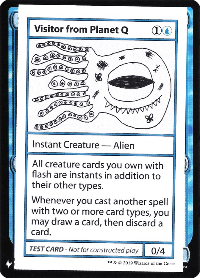 Visitor from Planet Q [Mystery Booster Playtest Cards] | Game Haven TX