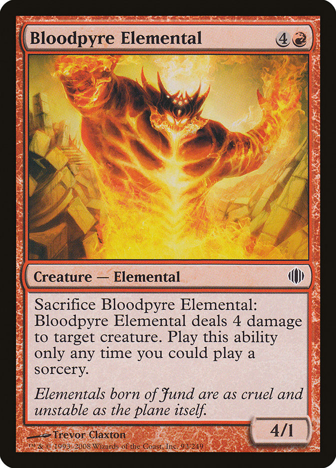 Bloodpyre Elemental [Shards of Alara] | Game Haven TX