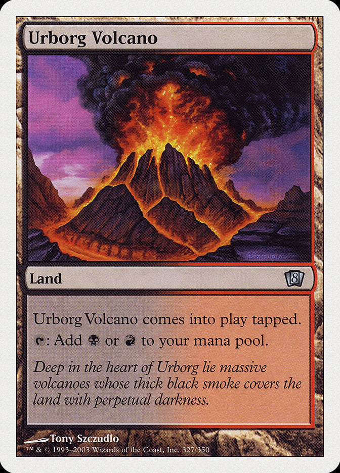 Urborg Volcano [Eighth Edition] | Game Haven TX