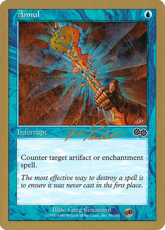 Annul (Jon Finkel) (SB) [World Championship Decks 2000] | Game Haven TX