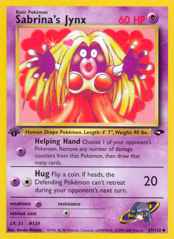 Sabrina's Jynx (57/132) [Gym Challenge 1st Edition] | Game Haven TX