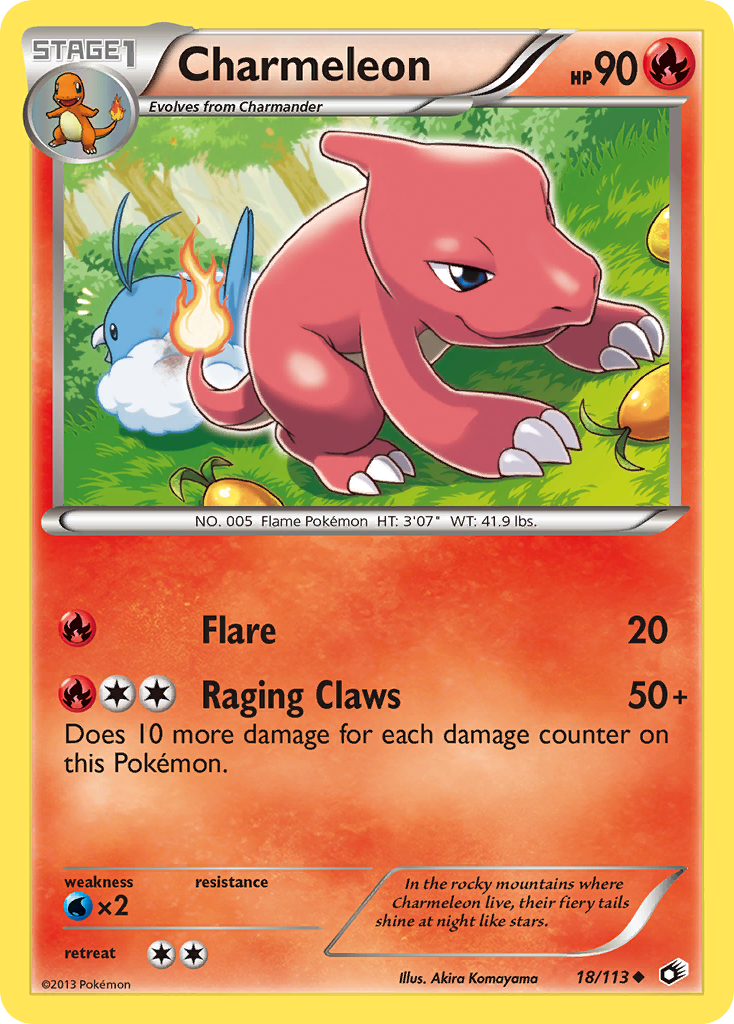 Charmeleon (18/113) [Black & White: Legendary Treasures] | Game Haven TX