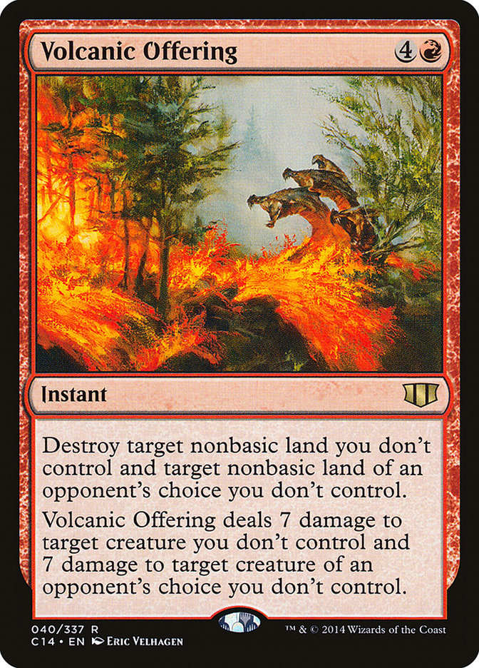 Volcanic Offering [Commander 2014] | Game Haven TX