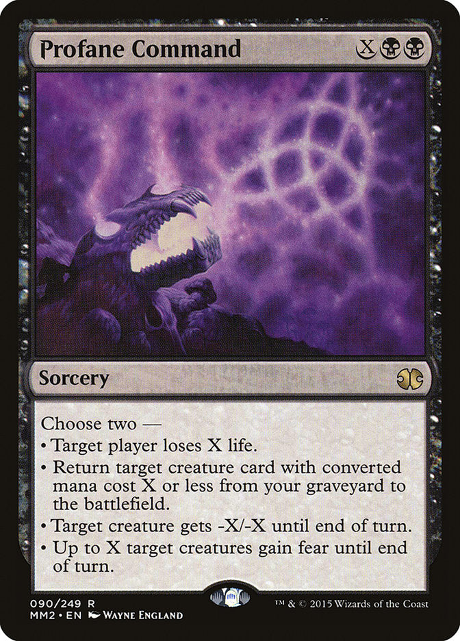 Profane Command [Modern Masters 2015] | Game Haven TX