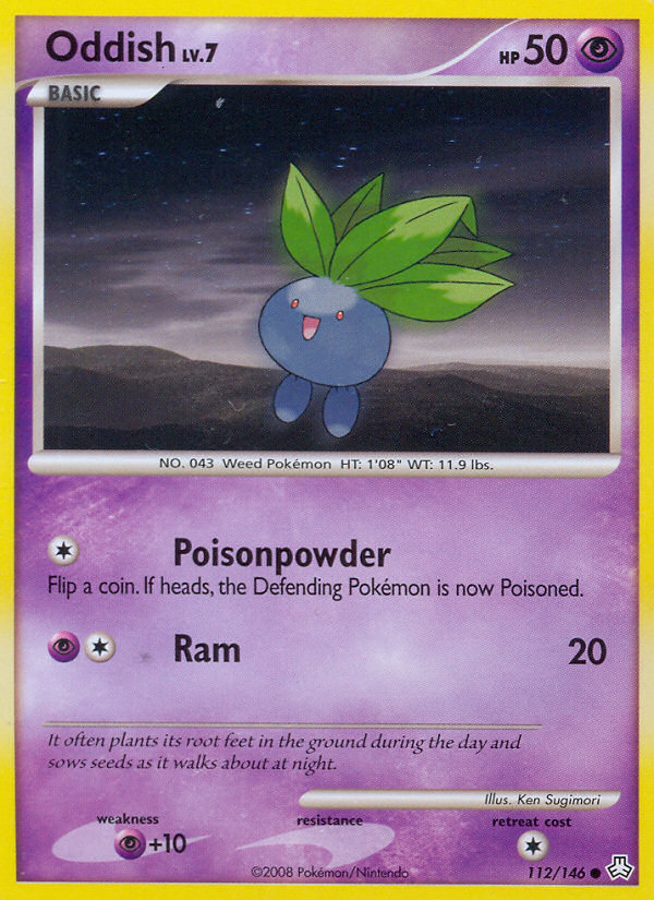 Oddish (112/146) [Diamond & Pearl: Legends Awakened] | Game Haven TX