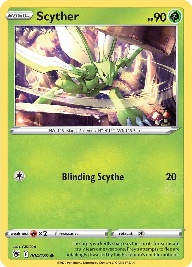 Scyther (004/189) [Sword & Shield: Astral Radiance] | Game Haven TX